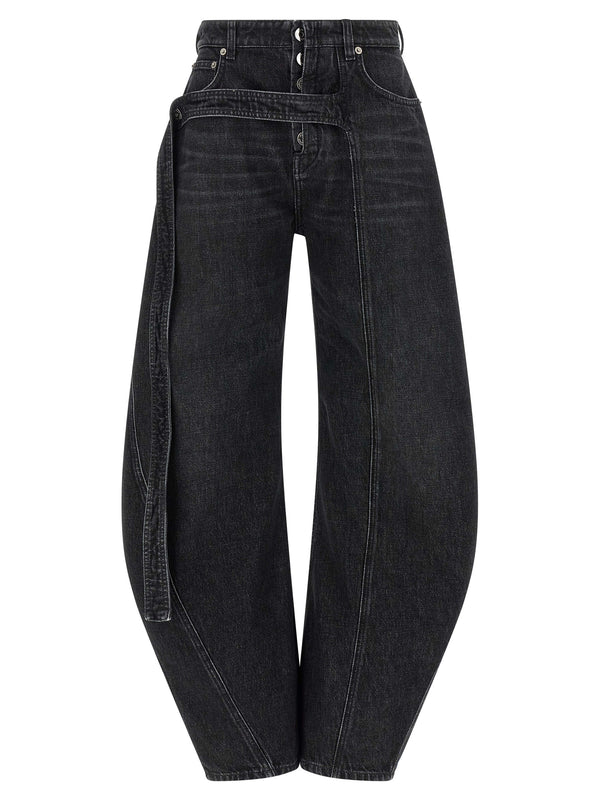 Jean Paul Gaultier 100% cotton jeans in black