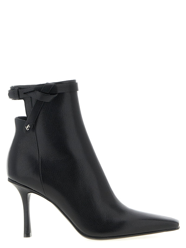 Jimmy Choo 85% Kidskin ankle boot in black
