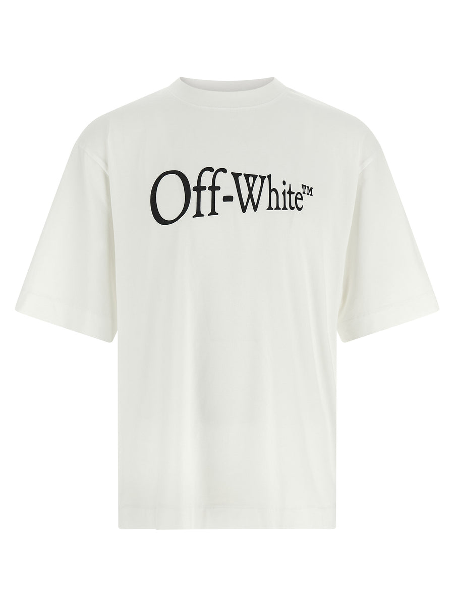 Off-White 100% cotton t-shirt in white