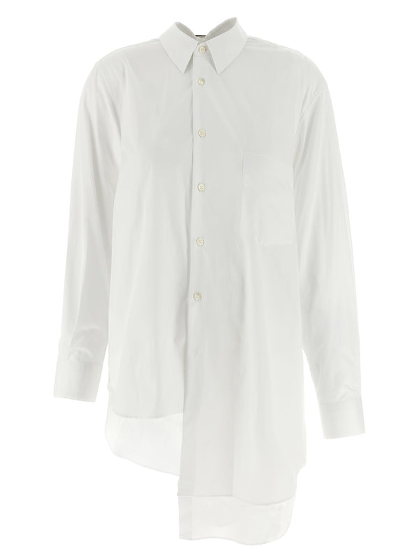 Comme des Garçons 100% Cotton blouse in white