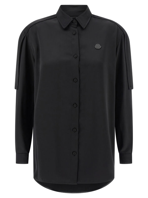 Moncler Genius 100% polyester blouse in black