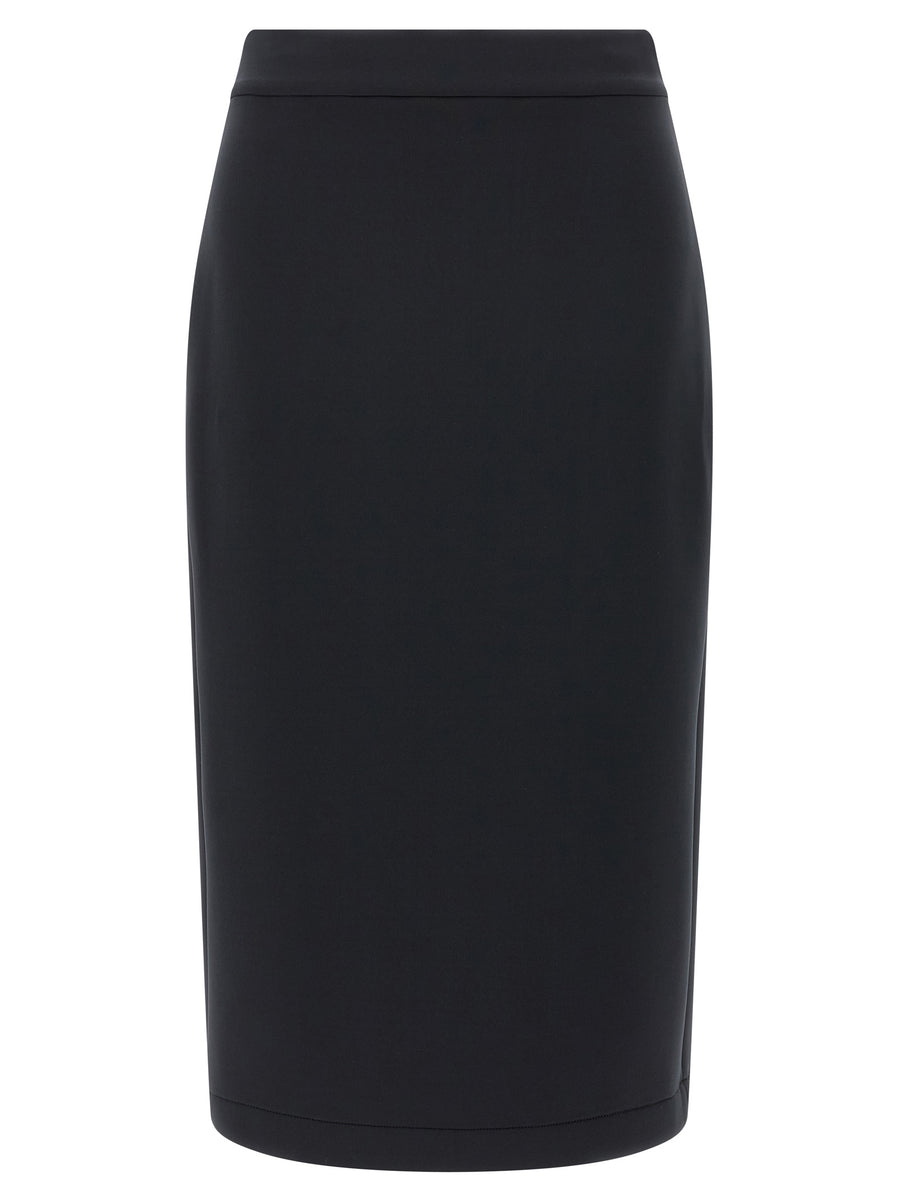 Moncler Genius 87% Polyester skirt in black