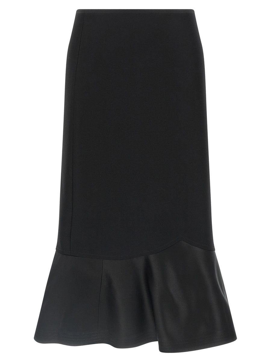 Fendi 100% Virgin Wool skirt in black
