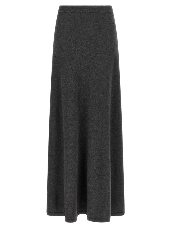 Balenciaga 100% wool skirt in gray