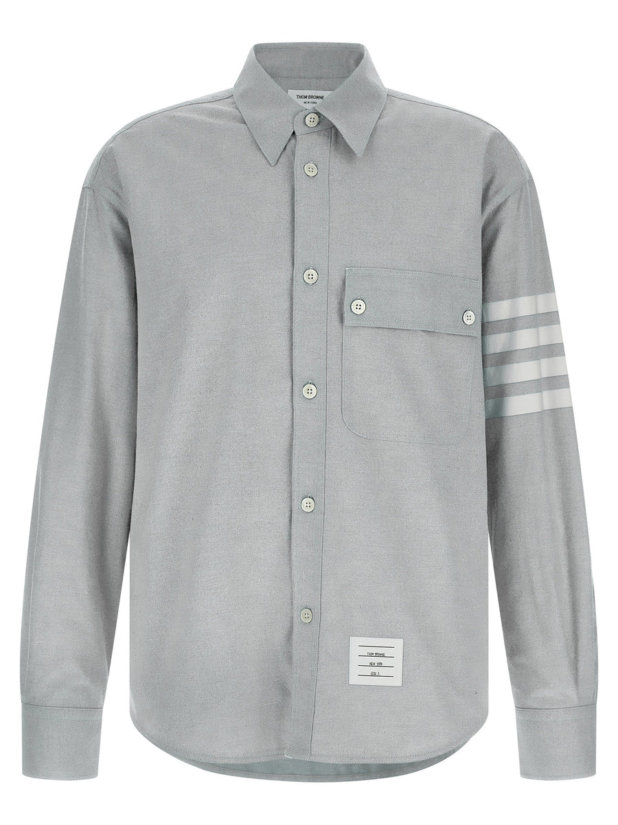 Thom Browne 100% Cotton shirt in gray