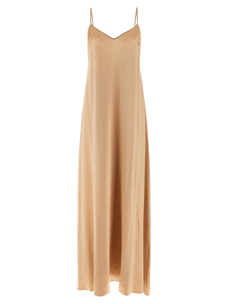 Ferragamo 100% Viscose dress in beige