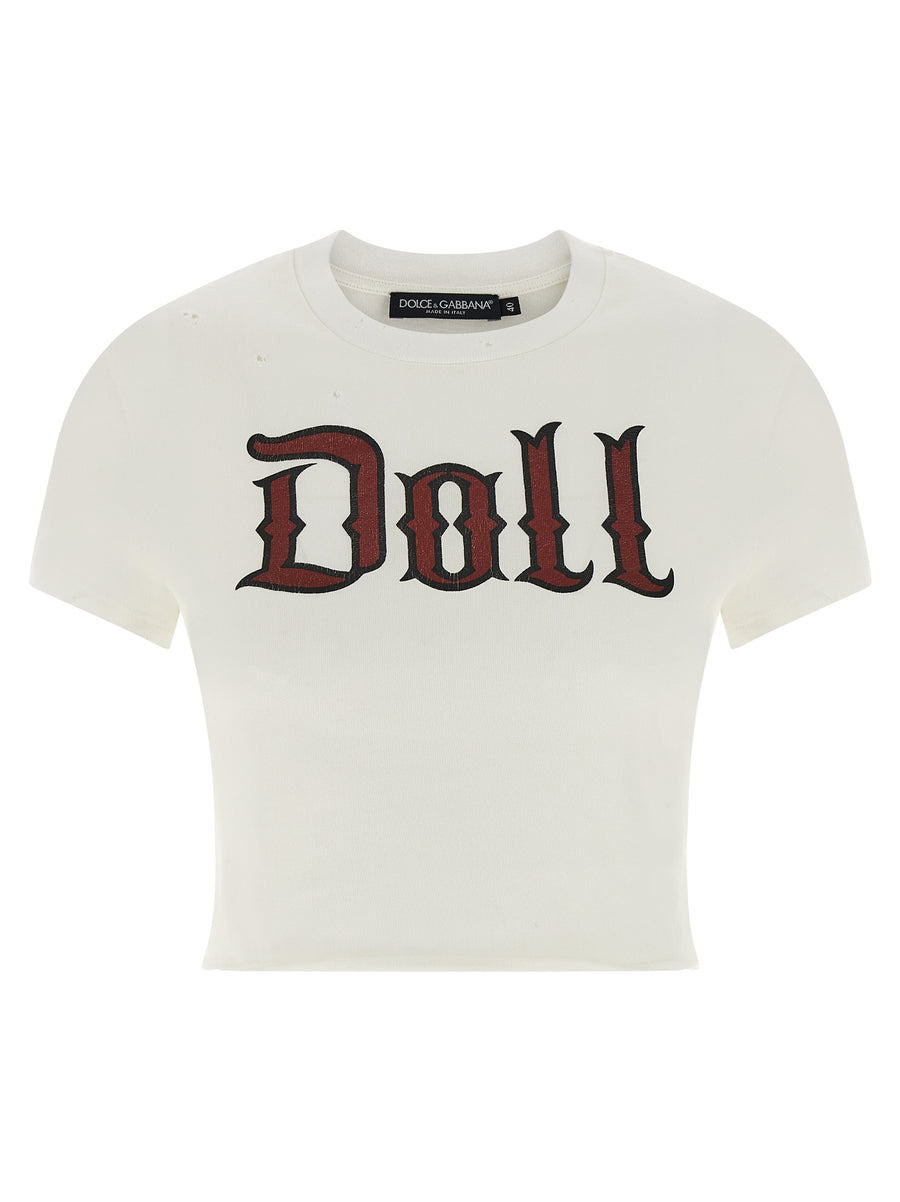 Dolce & Gabbana 100% Cotton t-shirt in white