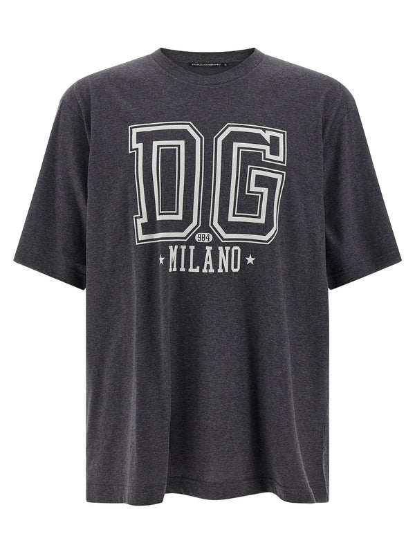 Dolce & Gabbana 100% Cotton t-shirt in gray