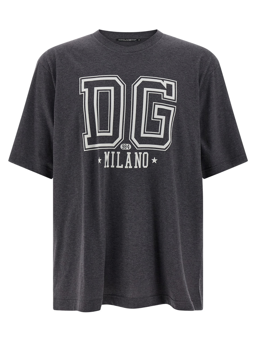 Dolce & Gabbana 100% Cotton t-shirt in gray