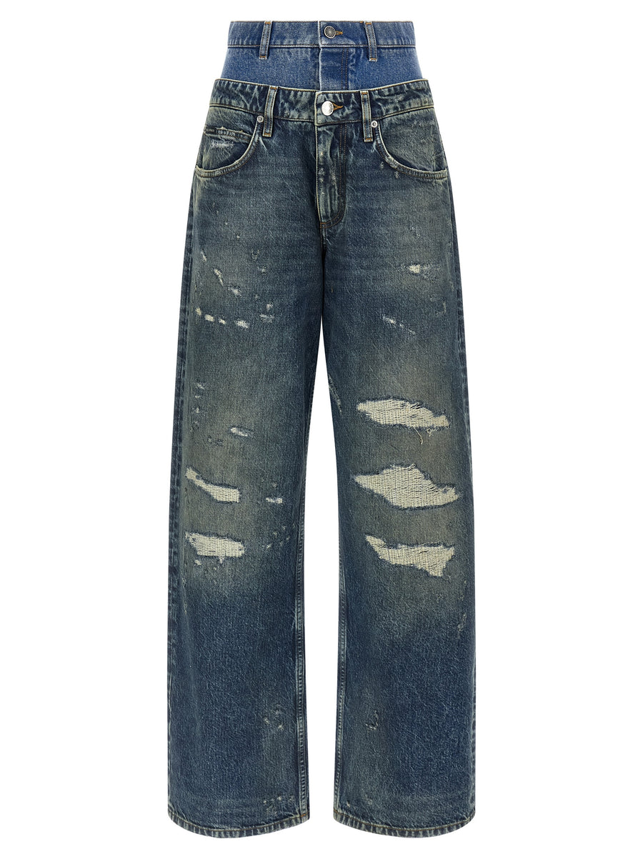 Dolce & Gabbana 100% cotton jeans in blue
