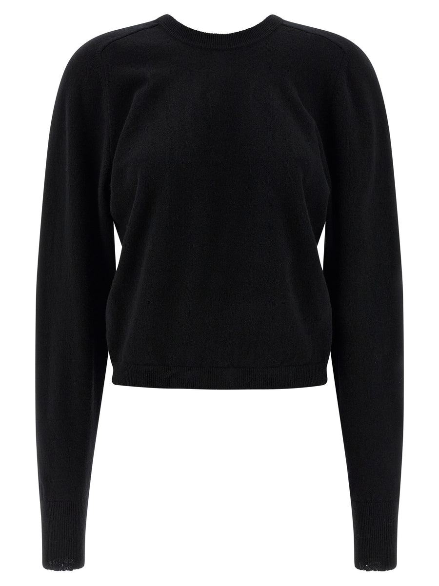 Maison Margiela 100% virgin wool sweater in black