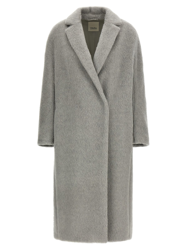 'S Max Mara 59% Alpaca coat in gray