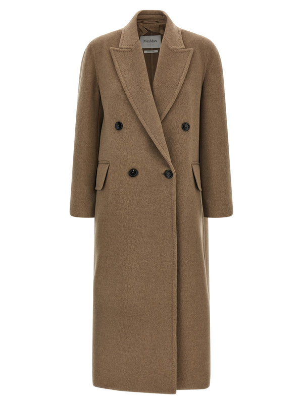 Max Mara 100% cashmere coat in beige