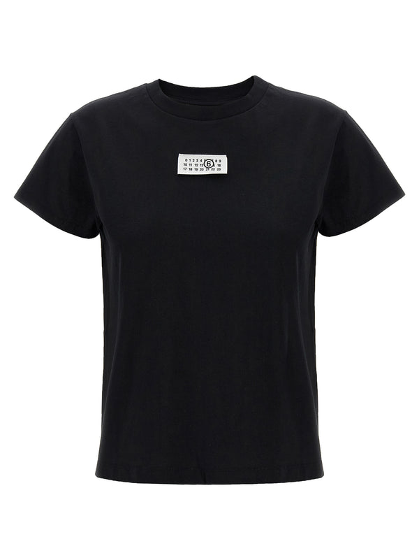 MM6 Maison Margiela 100% cotton t-shirt in black