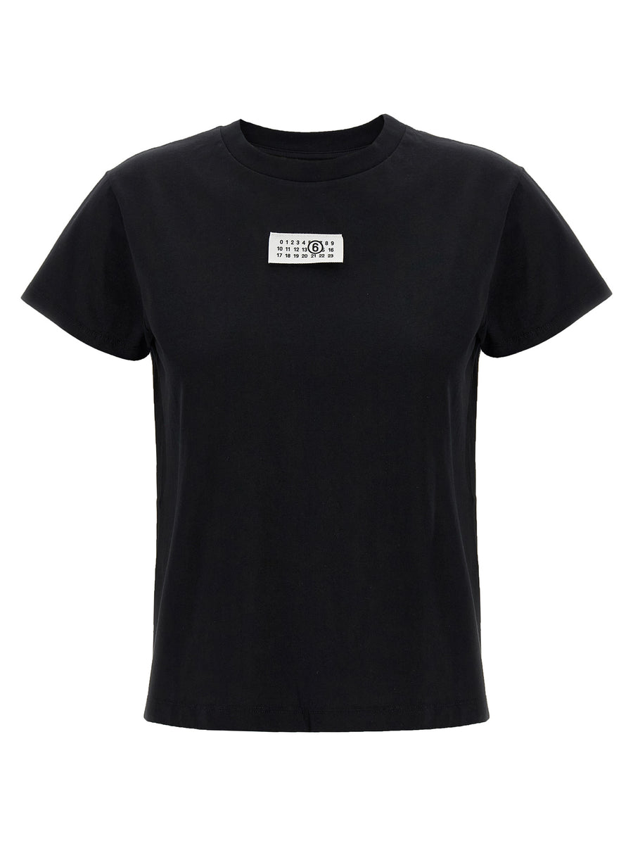 MM6 Maison Margiela 100% cotton t-shirt in black