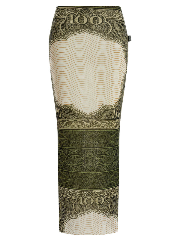 Jean Paul Gaultier 100% Polyamide skirt in multicolor
