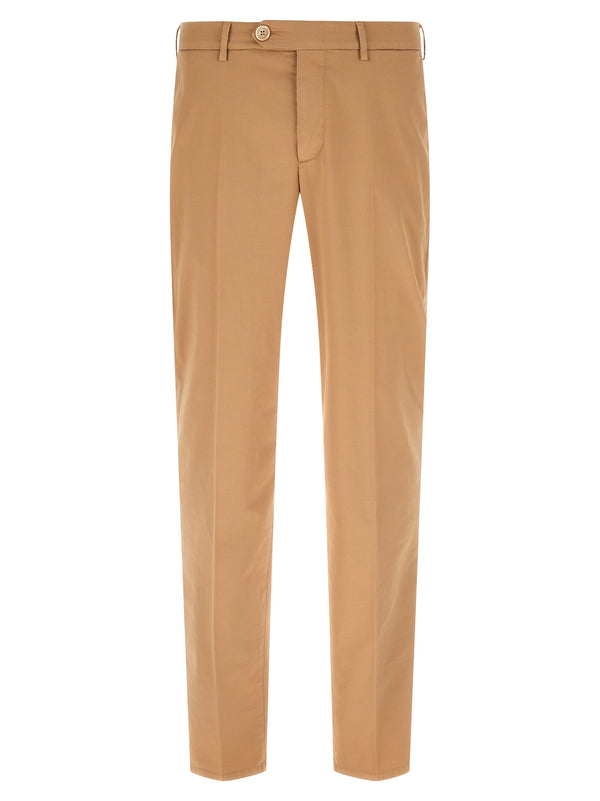 Brunello Cucinelli 97% Cotton trousers in beige