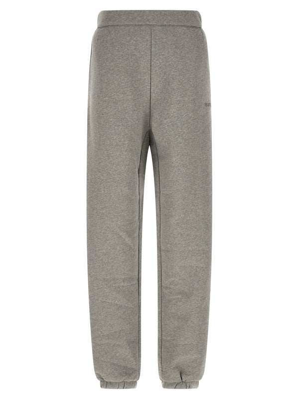 The Attico 100% cotton joggers in gray