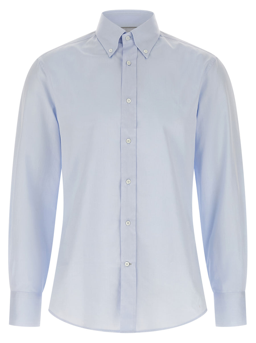 Brunello Cucinelli 100% Cotton shirt in blue