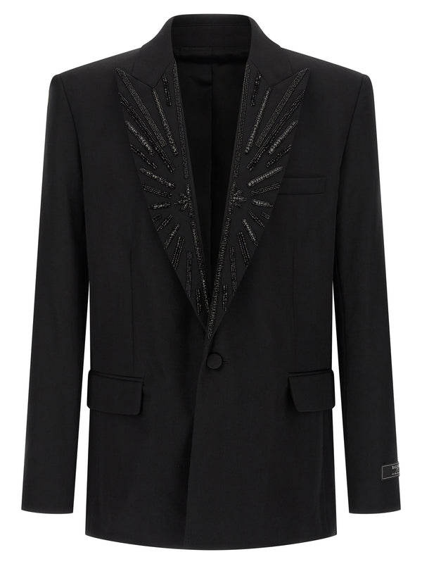 Balmain 100% Virgin Wool blazer in black