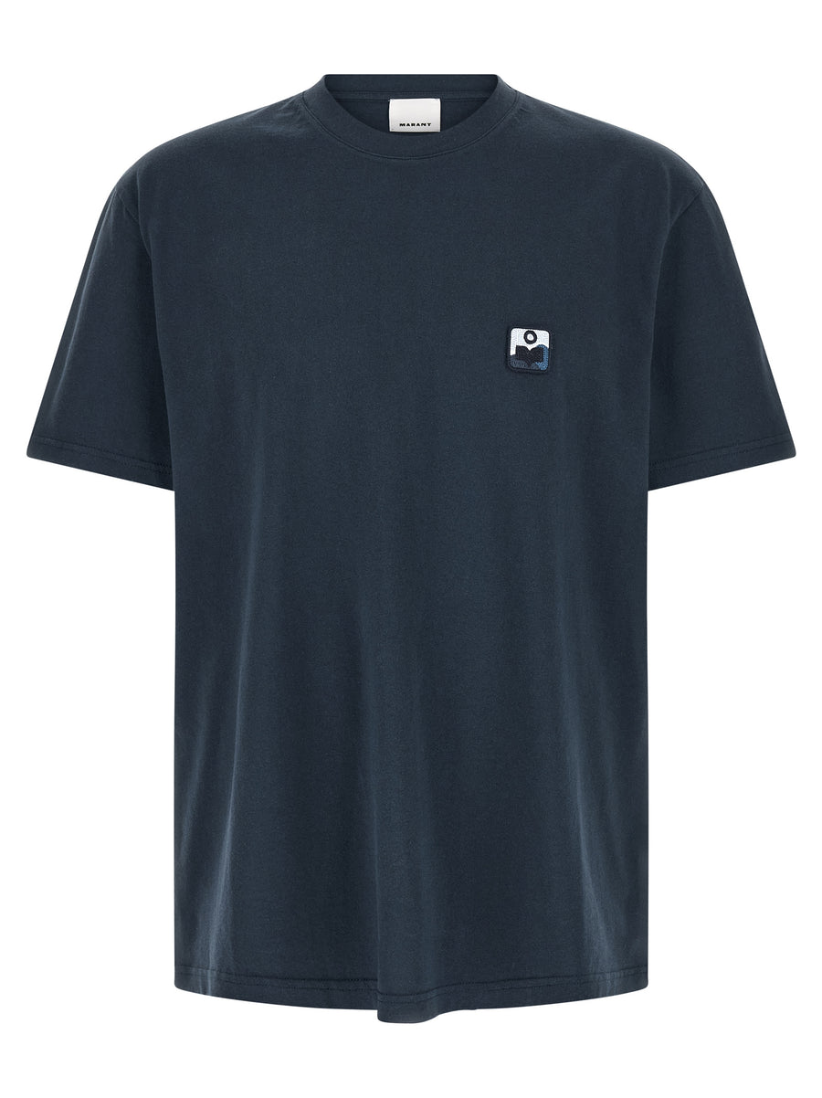 Marant 100% Cotton t-shirt in navy