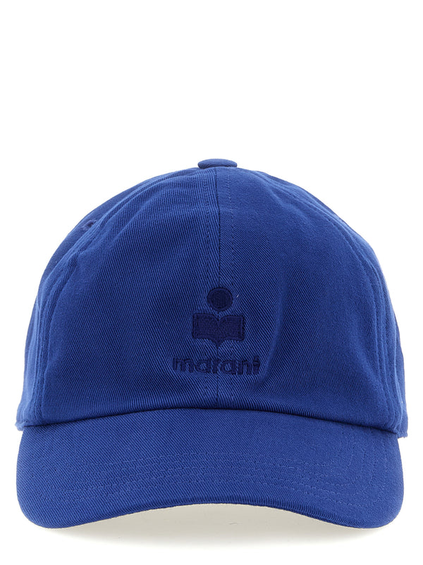 Isabel Marant IS327285BM 100% cotton baseball cap in blue