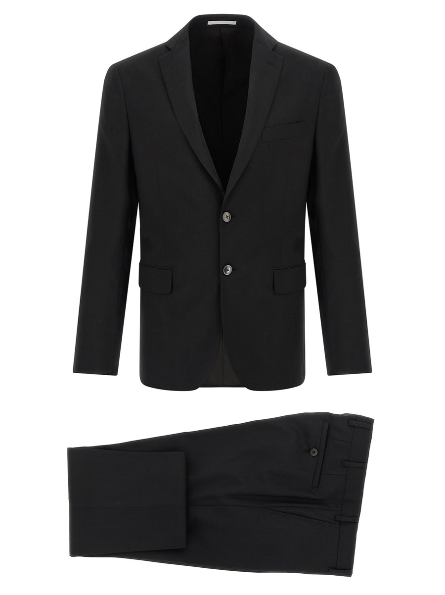Pal Zileri 100% wool with viscose lining suit in black