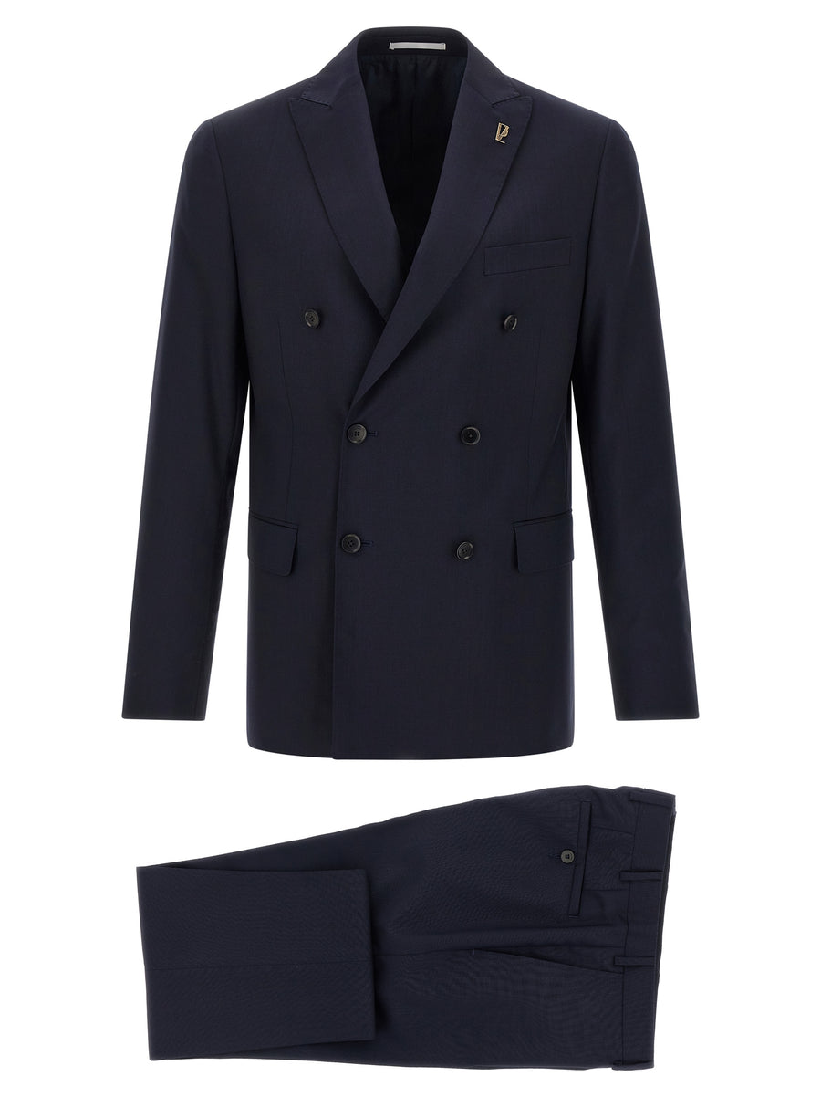 Pal Zileri 100% Wool pant suit in navy