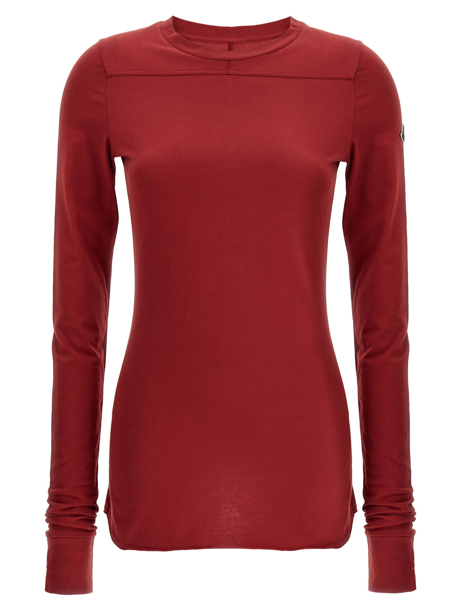 Rick Owens 100% cotton t-shirt in red