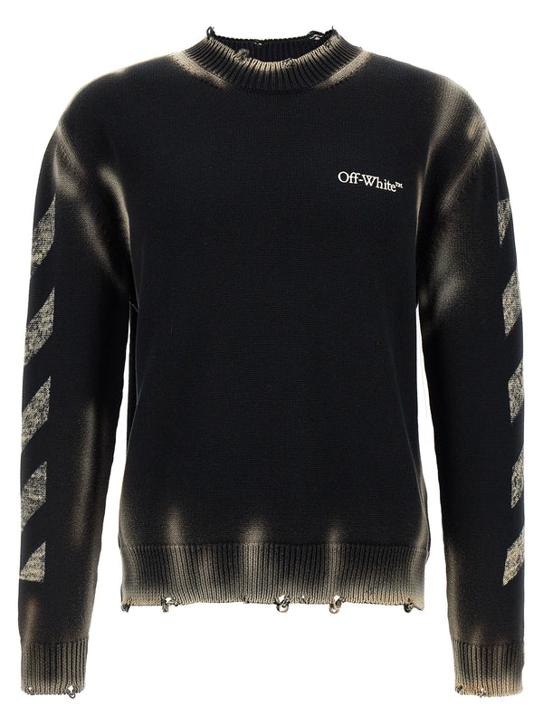 Off-White 100% Cotton sweater in black