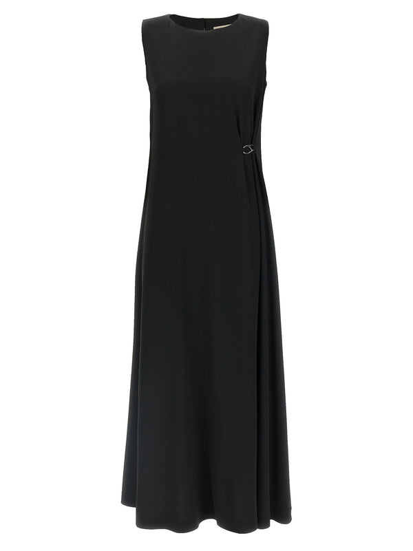 Herno 96% polyester dress in black