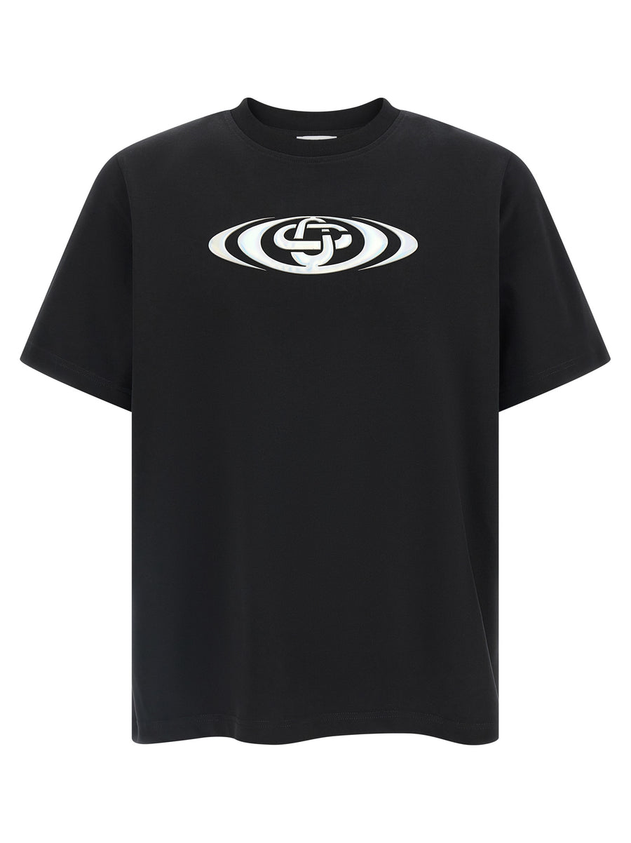 Casablanca 100% organic cotton t-shirt in black