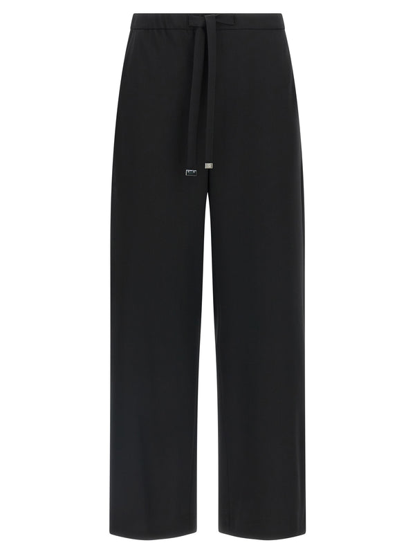 'S Max Mara 100% virgin wool joggers in black