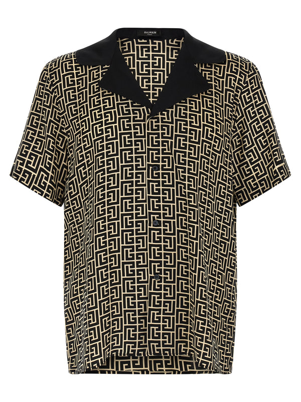 Balmain 100% Viscose shirt in black