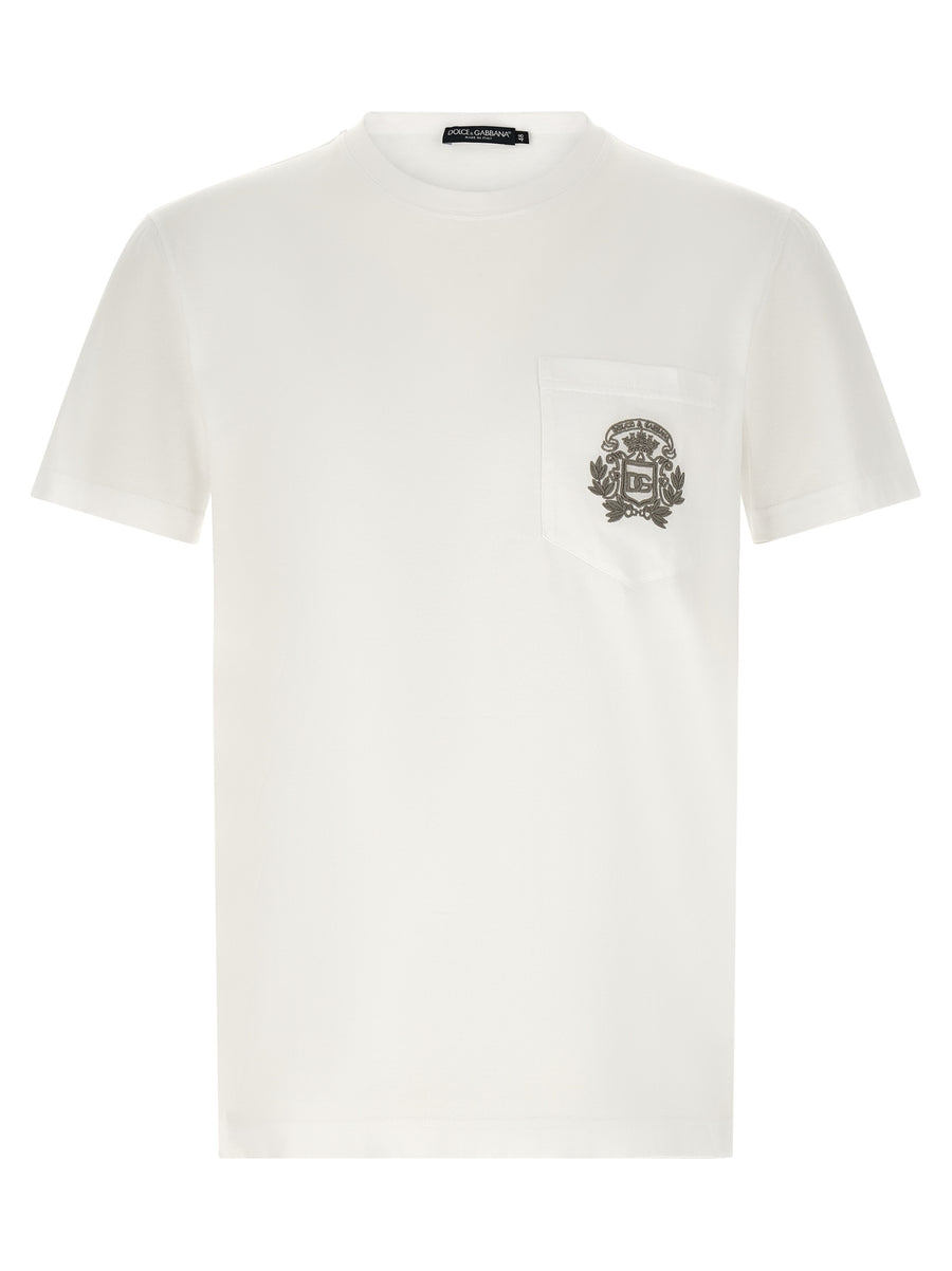 Dolce & Gabbana 100% Cotton t-shirt in white