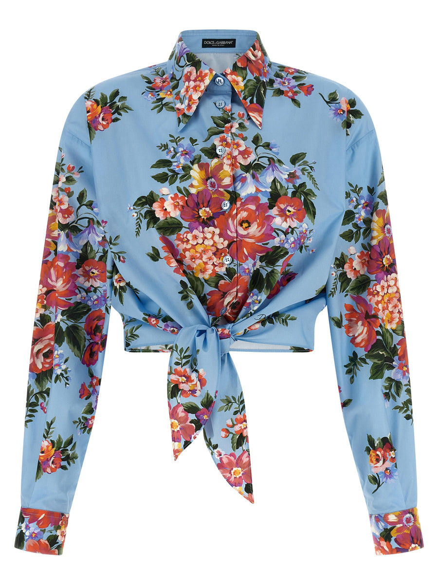 Dolce & Gabbana 100% Cotton blouse in blue