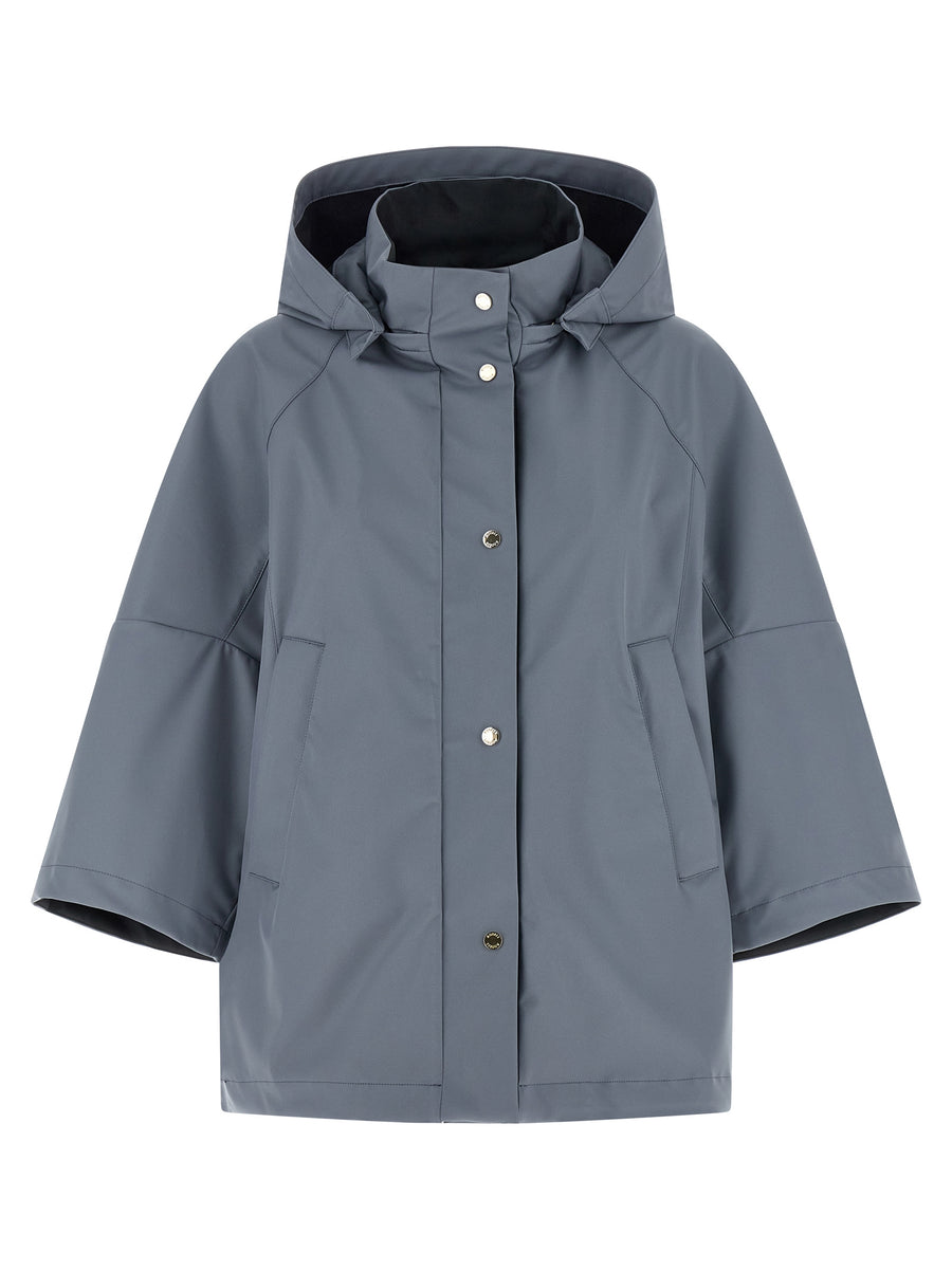 Moorer 88% polyester coat in blue