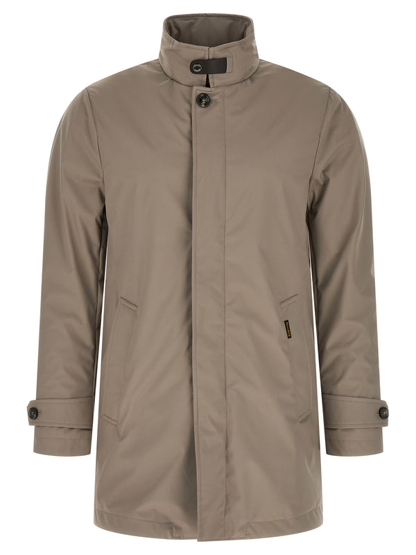 Moorer 84% polyester coat in gray