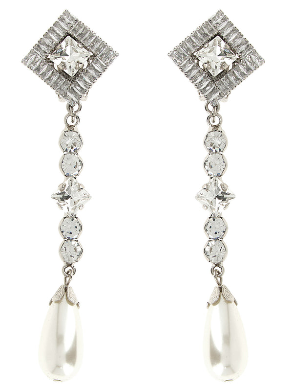 Alessandra Rich Metal earrings in silver