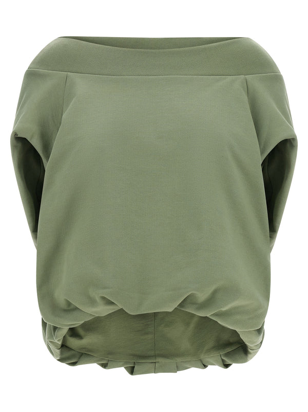Dries Van Noten 100% cotton sweatshirt in green