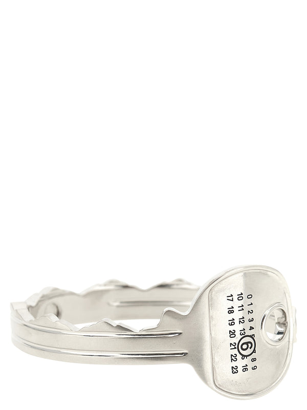 MM6 Maison Margiela 100% Brass belt in silver