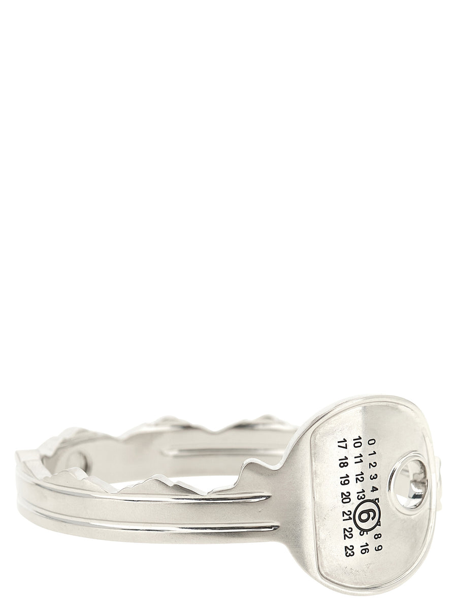 MM6 Maison Margiela 100% Brass belt in silver