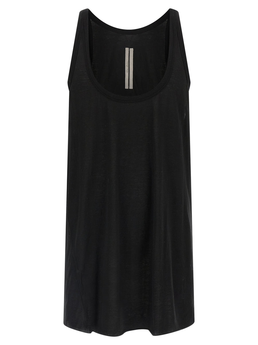 Rick Owens 100% cotton tank top in black