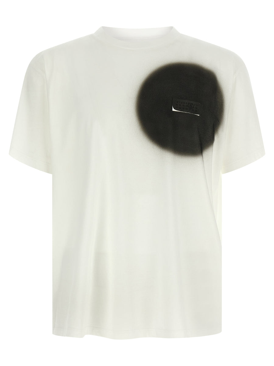 MM6 Maison Margiela 100% cotton t-shirt in white