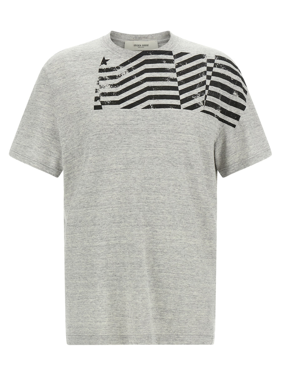Golden Goose 100% cotton t-shirt in gray