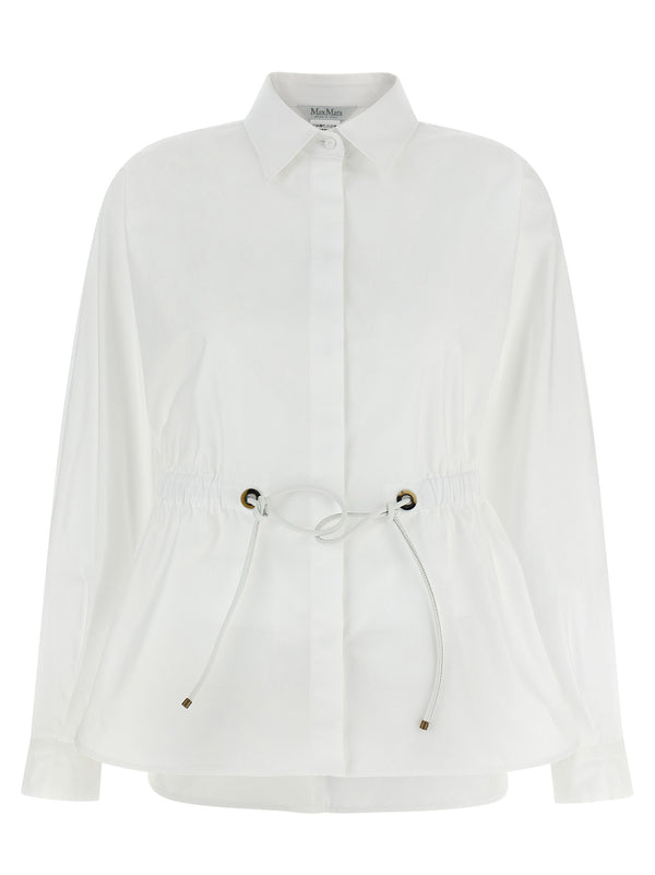 Max Mara 100% Cotton blouse in white