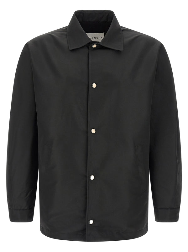 Givenchy 100% polyester; viscose lining jacket in black