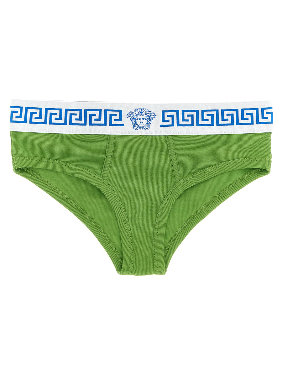 Versace 95% Cotton briefs in green