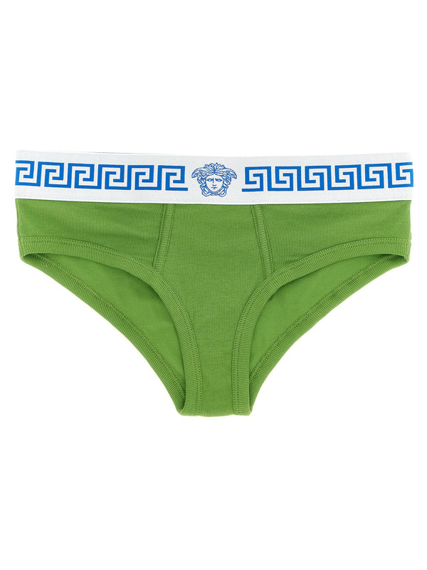 Versace 95% Cotton briefs in green