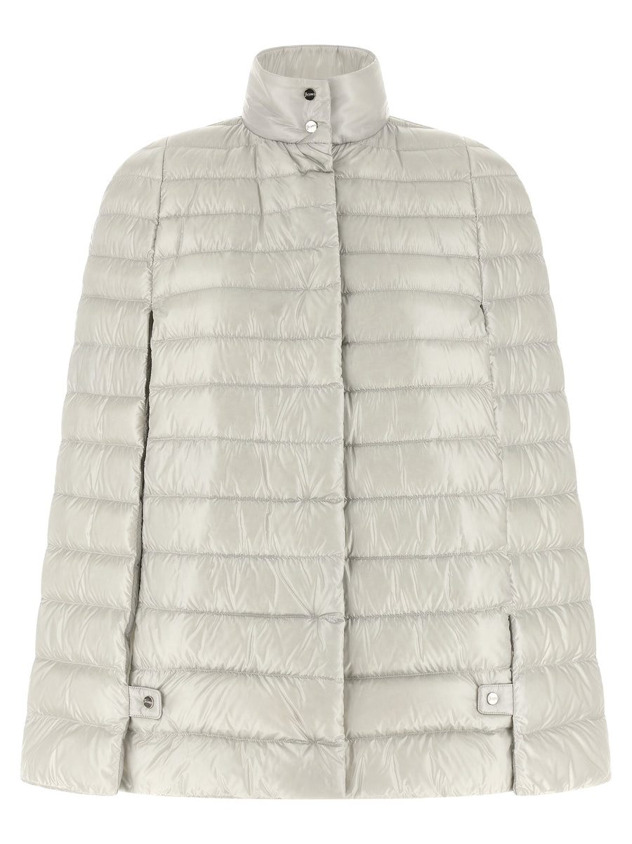 Herno 100% polyamide down jacket in gray
